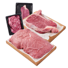Clubsteak of flat iron steak